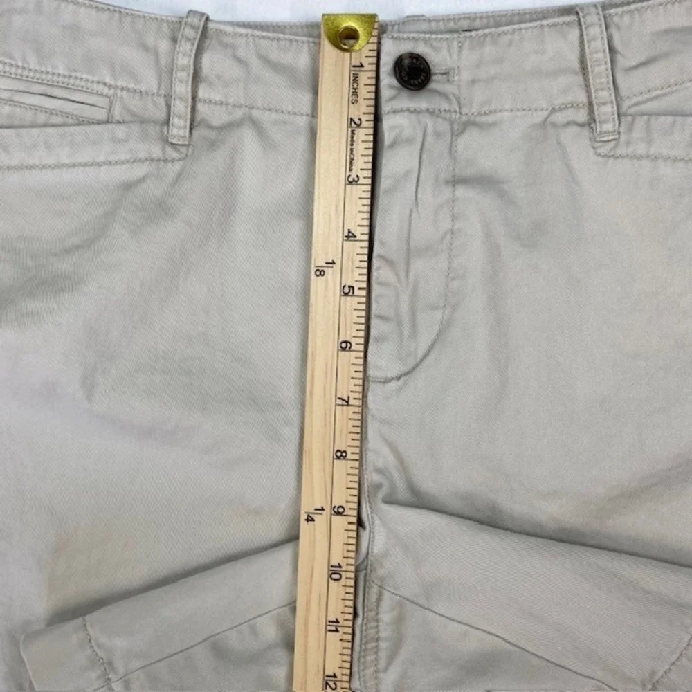 Lauren Jeans Co Ralph Lauren Womens 10P Khaki Chino Shorts‎ Tan Cotton Petite
